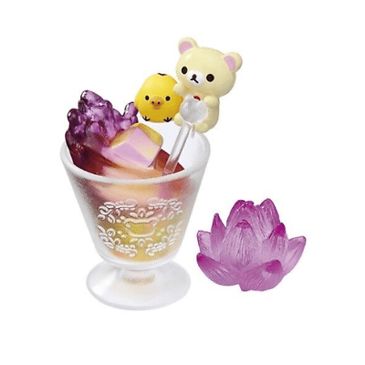 Re - Ment Miniature Rilakkuma Cold Asian Sweets (Full Set 8pcs) - PartyErasers