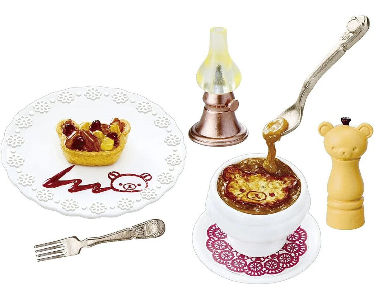Re - Ment Miniatures Rilakkuma Bonjour Bistro French Bakery Set ( Single Box) - PartyErasers