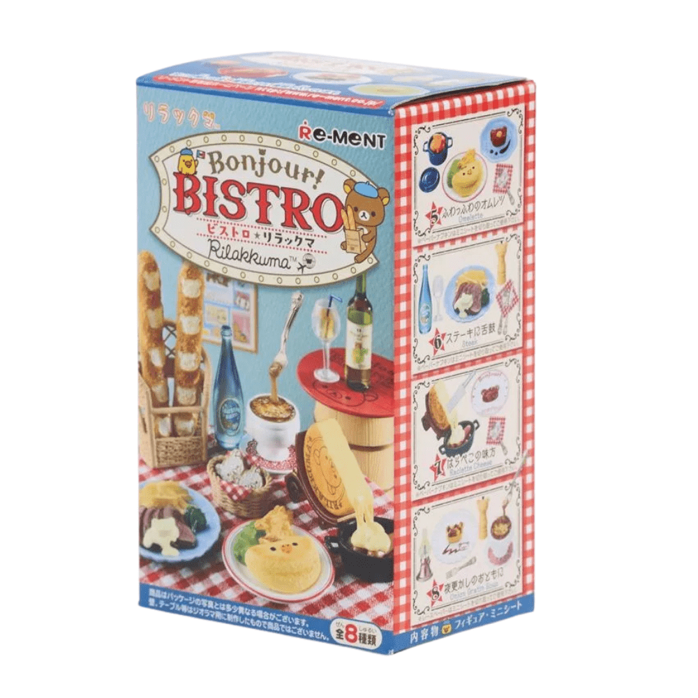 Re - Ment Miniatures Rilakkuma Bonjour Bistro French Bakery Set ( Single Box) - PartyErasers