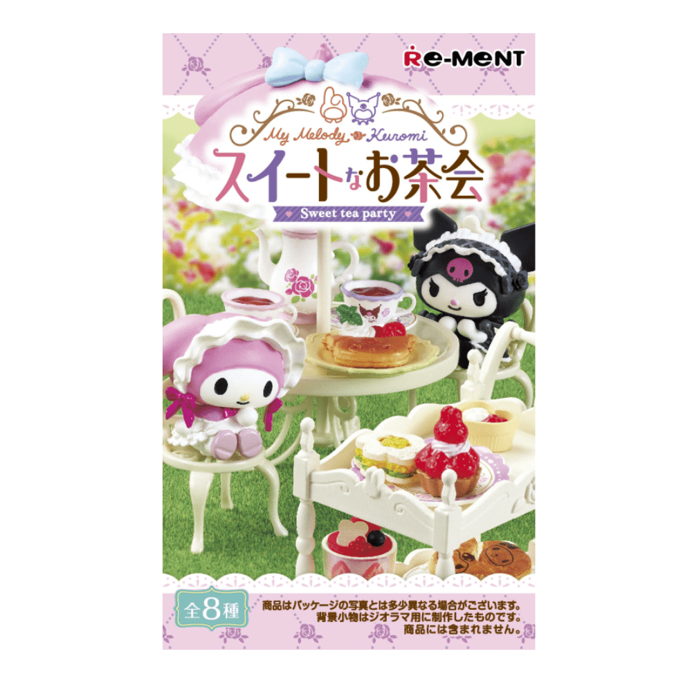 Re - Ment My Melody/Kuromi Sweet Tea Party (Full sets of 8) - PartyErasers