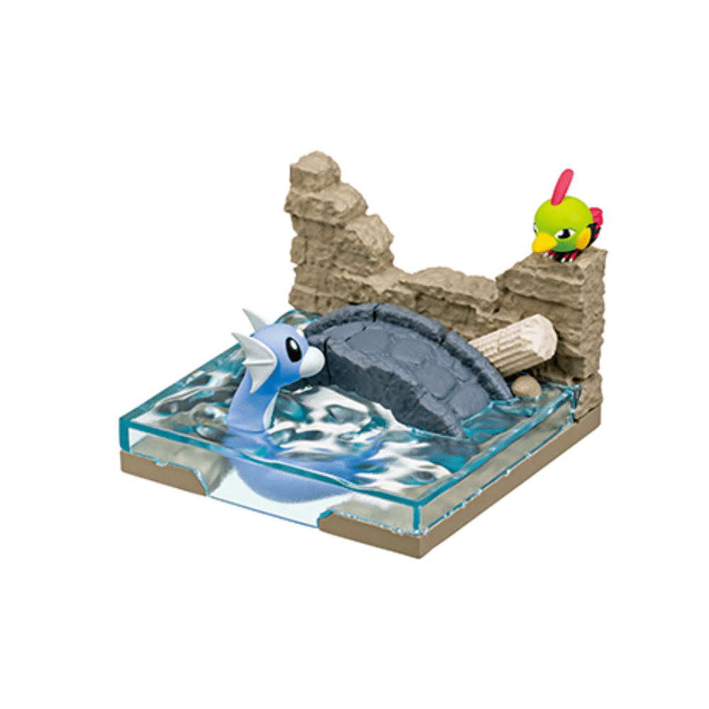 Re - Ment Pokémon City Diorama Collection: Ruins of an Old Castle (full set of 6) - PartyErasers