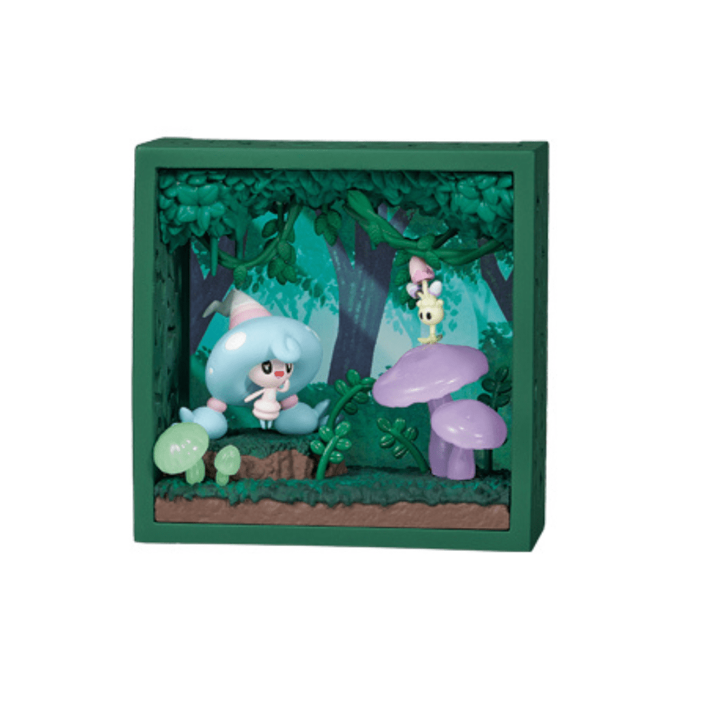 Re - Ment Pokémon Frame Deep Green Forest (Full sets of 6) - PartyErasers