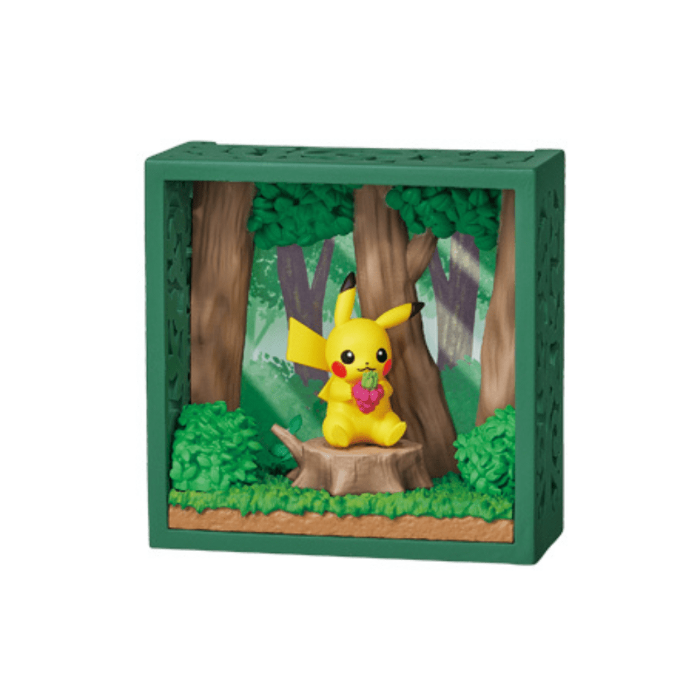 Re - Ment Pokémon Frame Deep Green Forest (Full sets of 6) - PartyErasers