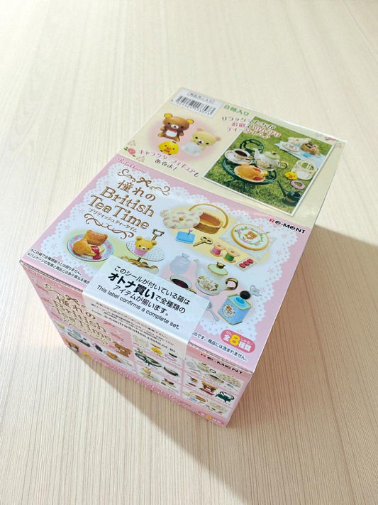 Re - Ment Rilakkuma Dream British Tea Time 6 boxes Complete Set - PartyErasers