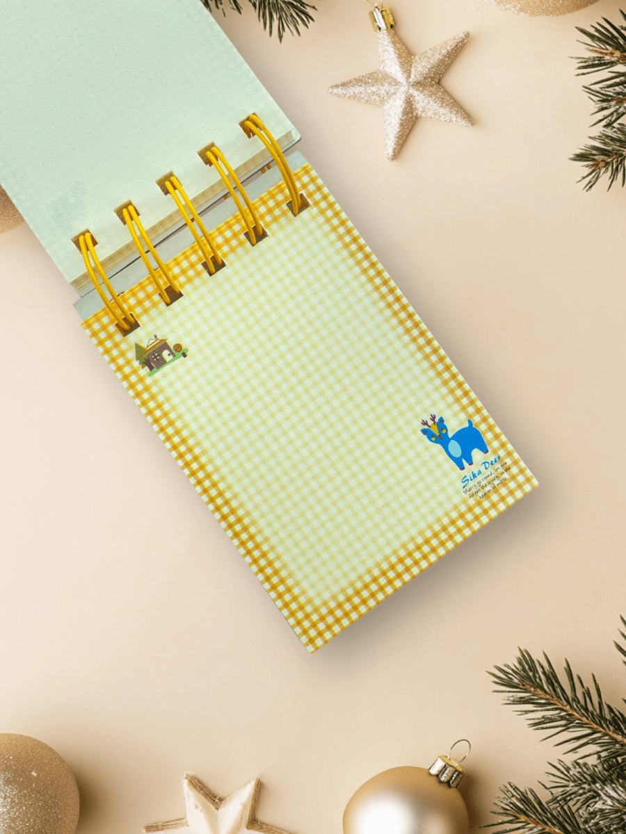 Reindeer Deer Note Pad Notebook Christmas Kids Party Bag set of 4 - PartyErasers