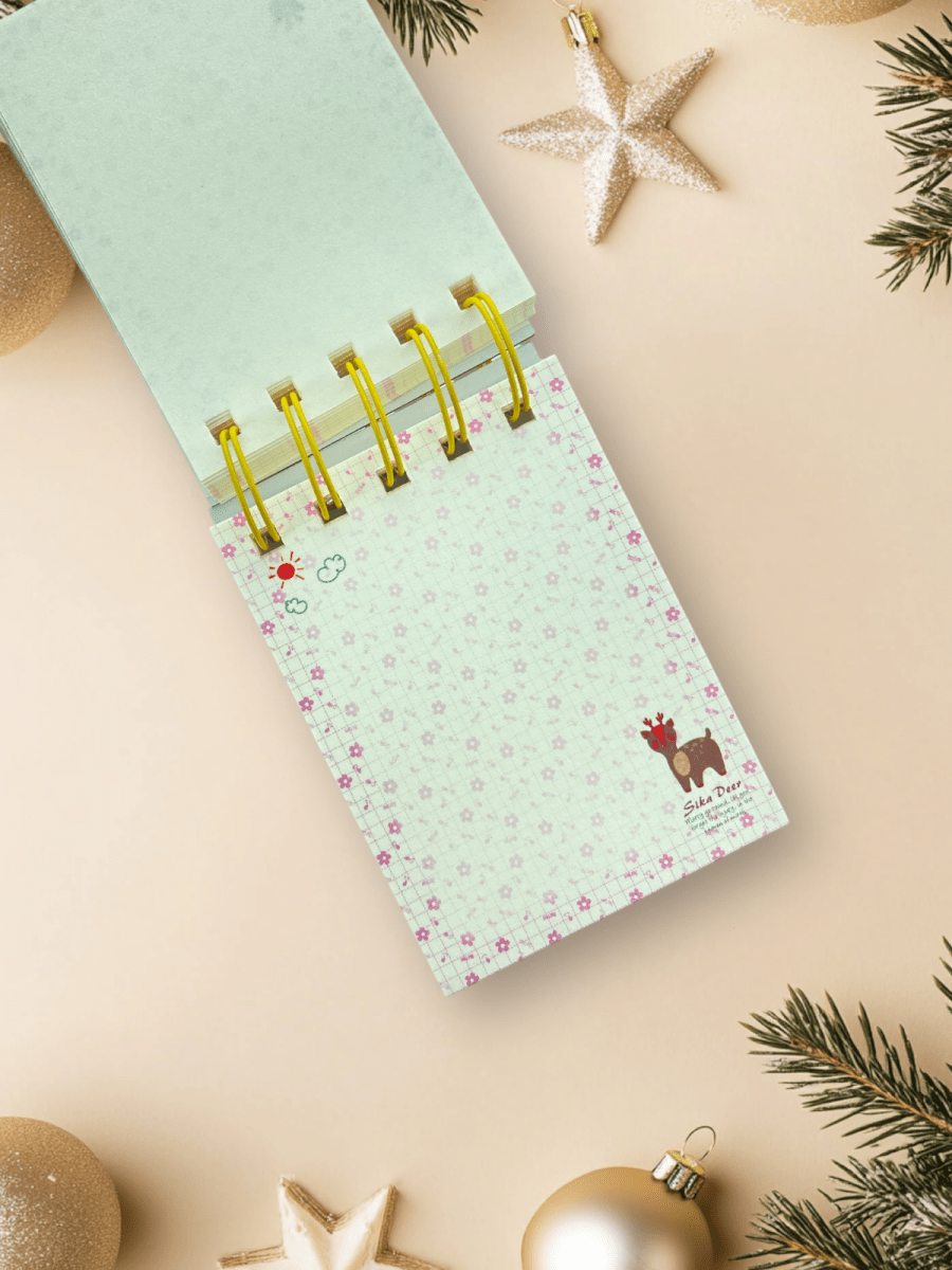 Reindeer Deer Note Pad Notebook Christmas Kids Party Bag set of 4 - PartyErasers