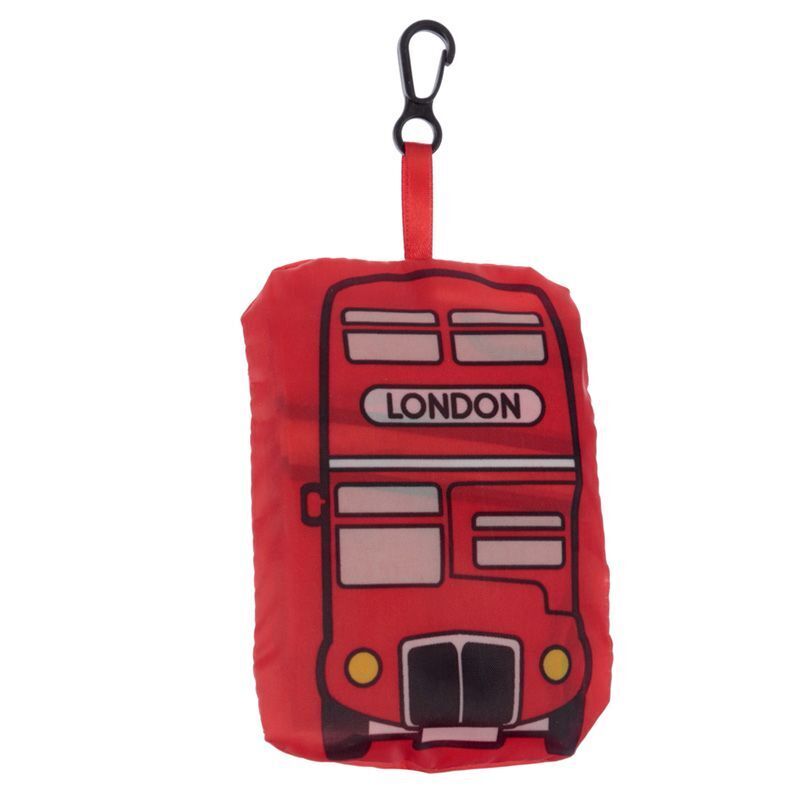 Reusable Foldable Shopping Bag Sourvenir London Bus, Postbox, Guardsman, Big Ben - PartyErasers
