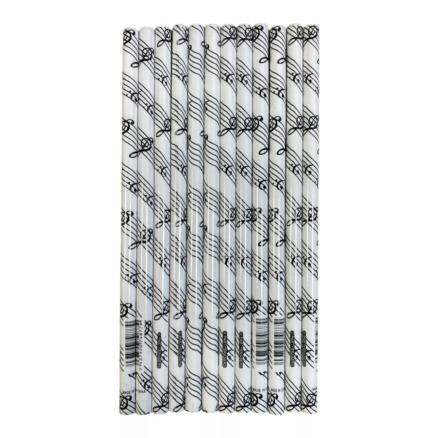 Music Themed HB Pencils (12pcs) Stationery Music Gifts Party Bag