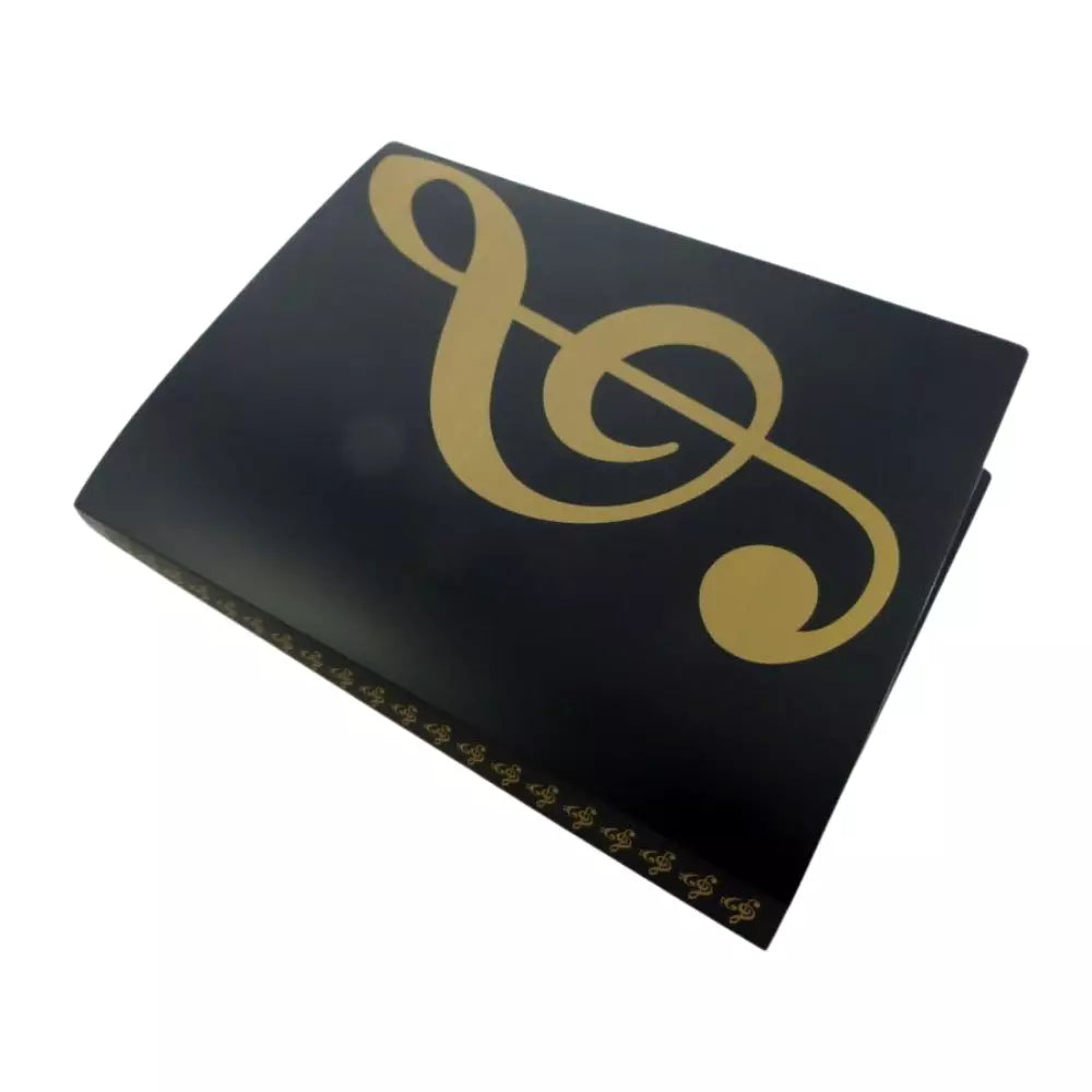 Music themed 20 Pockets Plastic Folder Display Book Soft Cover