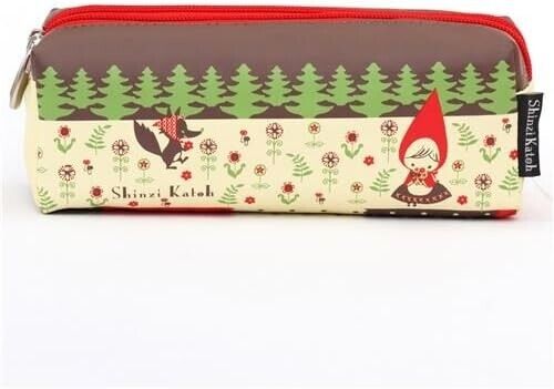 Shinzi Katoh Double Zipper Pouch Pencil Case Travel Accessories Cosmetic Pouch - PartyErasers