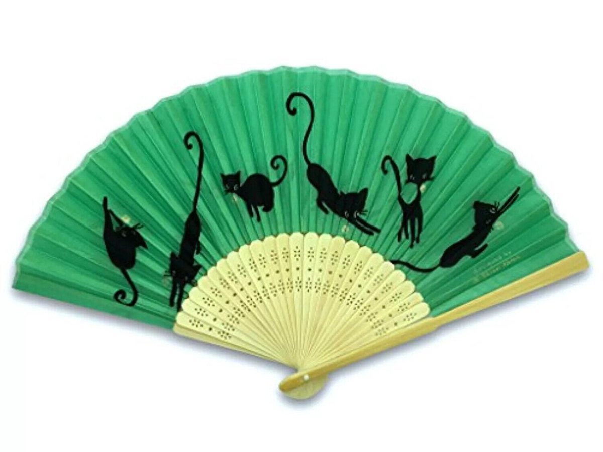 Shinzi Katoh Japan Cute Hand Held Folding Fan - PartyErasers