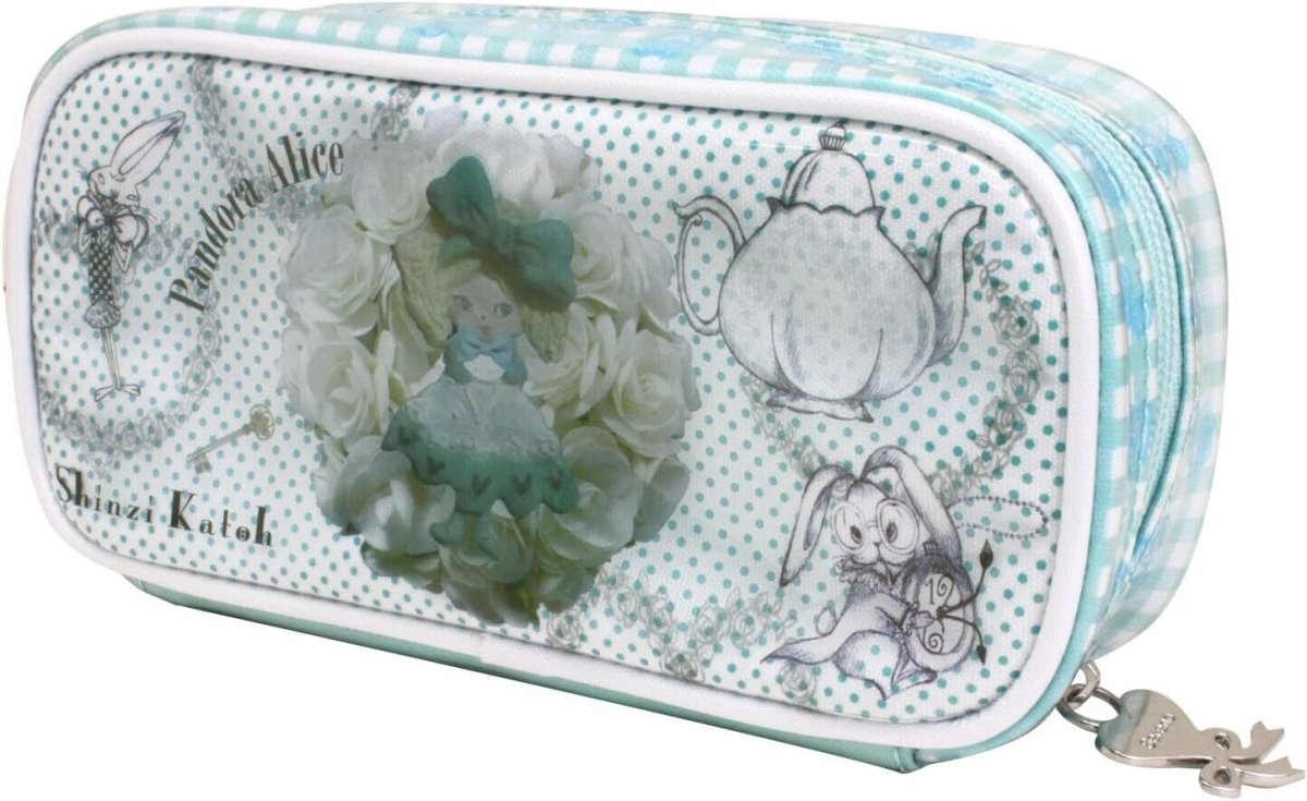 Shinzi Katoh Multi Purpose Pencil/Pen Case PVC Zipper Pouch Office School - PartyErasers