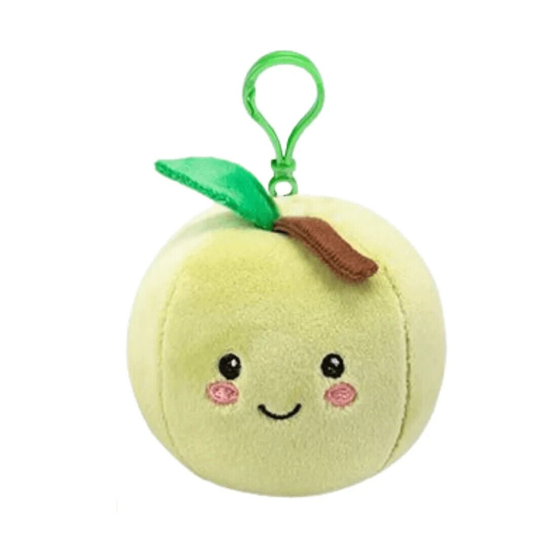 Softlings Fruits Foodies Plush Clip On 12cm lemon kiwi apple pear orange banana - PartyErasers
