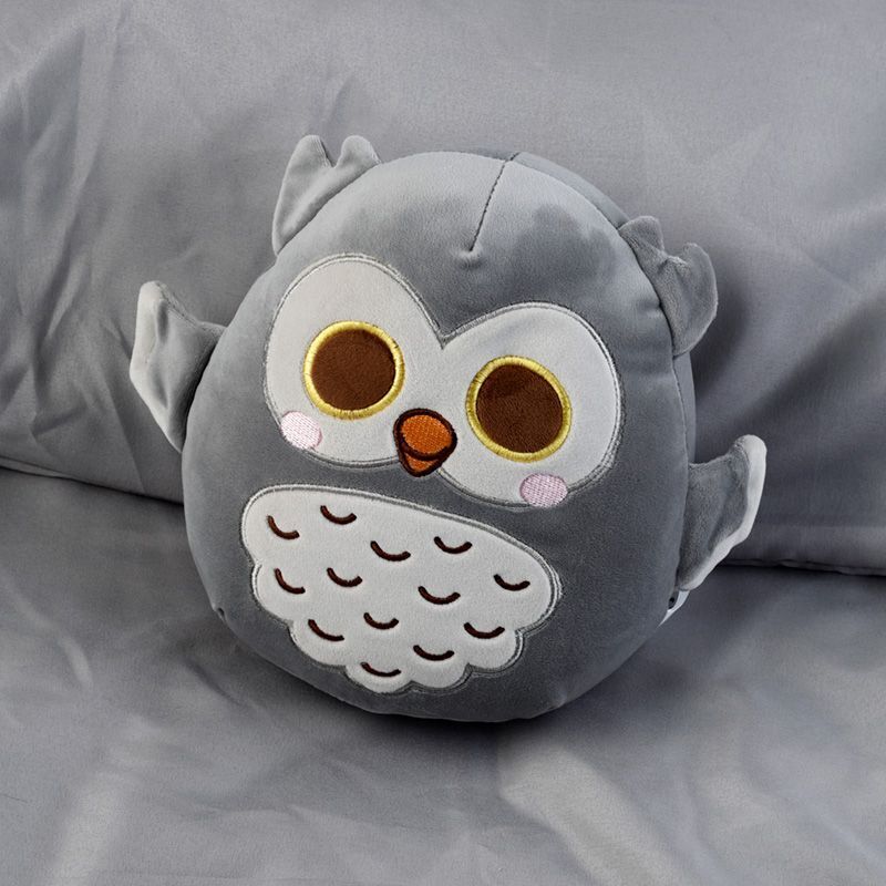 Squidglys Adoramals Winston the Owl Plushie Toy - PartyErasers