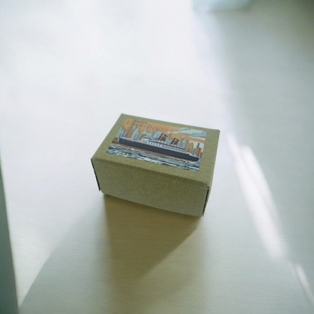 Vintage Windup Tin Toy Small Ship Vessel Sea Cargo Cruise - PartyErasers