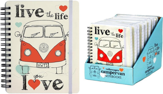 VW Volkswagen Notebook - Live the life you love - PartyErasers