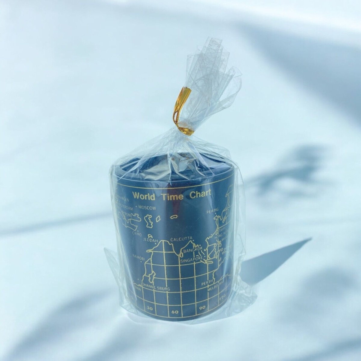 Wold Map Design Pen Pencil Cup Holder Stationery Desk Organiser - PartyErasers