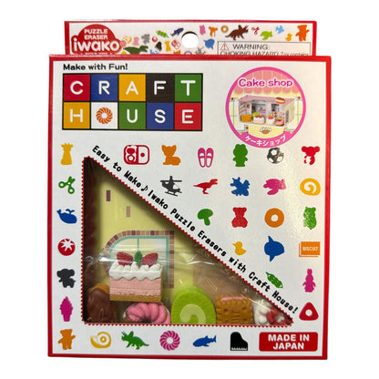 6 Sets Iwako DIY Craft House Set - Cake Shop