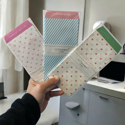 12pcs Money Envelope Cash Voucher Card Birthday Gift For You Present - PartyErasers