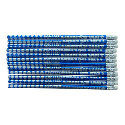 12pcs Motivational Encouraging Words HB Pencils for School Student Classroom - PartyErasers