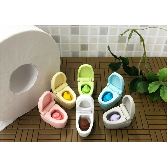 Iwako Japanese Puzzle Eraser - Toilet (Poop)