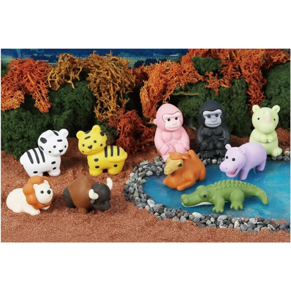 Iwako Japanese Puzzle Eraser -Safari