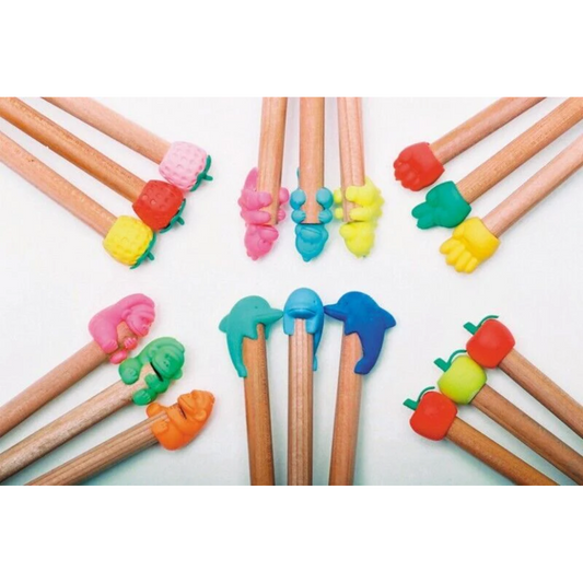 Iwako Japanese Puzzle Eraser -3 Mini Pencil Tops