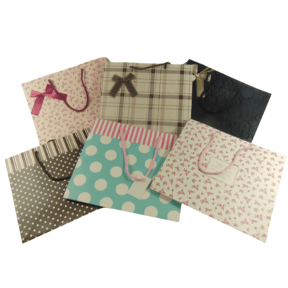 4pcs Paper Gift Bags Paper Carrier Bag Party Bag with Handle - PartyErasers