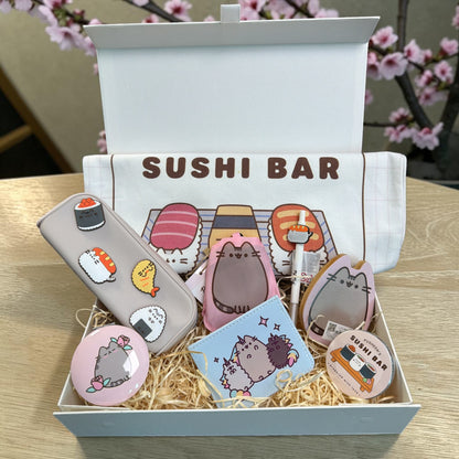 Pusheen Cat Gift Hamper: Bento & Sushi Club Set