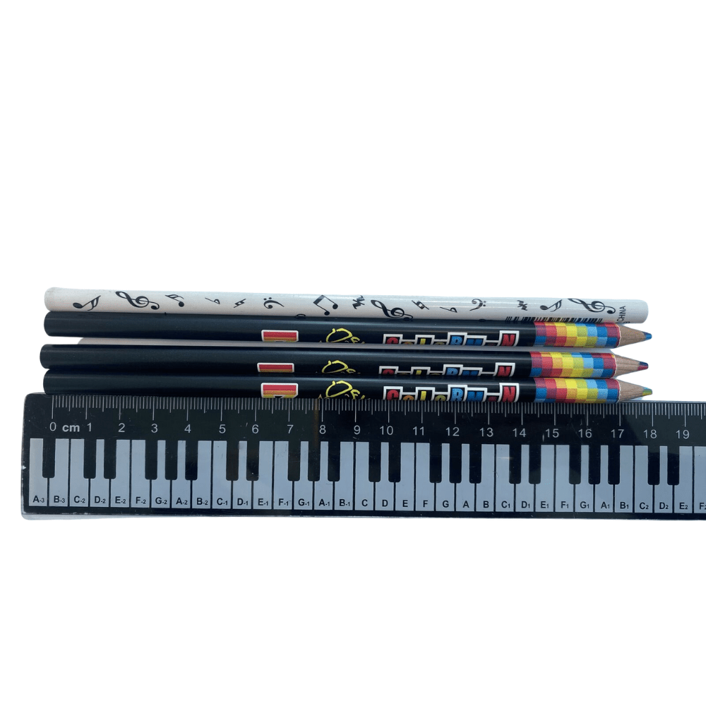 7 in 1 rainbow colour leads & black lead in one Pencil (3 pencils) from Japan - PartyErasers