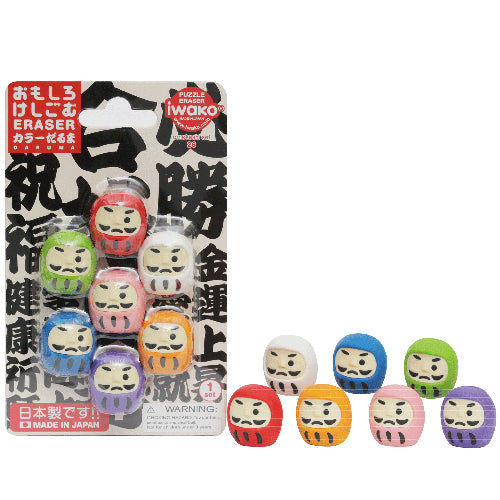 10 Packs IWAKO Blister Set - Daruma