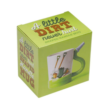 Garden Hose Ceramic Shaped Handle Mug