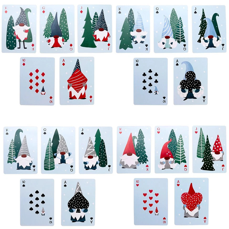 Christmas Jolly Gonks Playing Cards