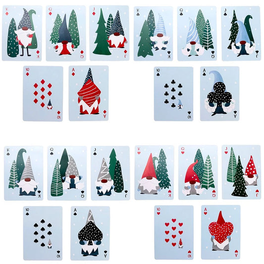 Christmas Jolly Gonks Playing Cards