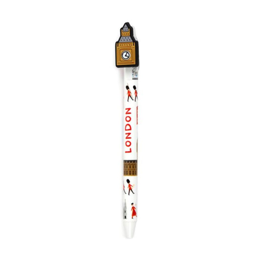 London Souvenir Erasable Pen with PVC Topper