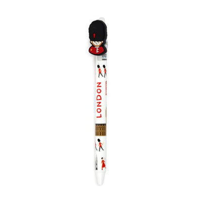 London Souvenir Erasable Pen with PVC Topper