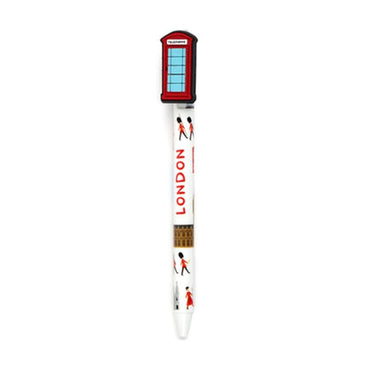 London Souvenir Erasable Pen with PVC Topper
