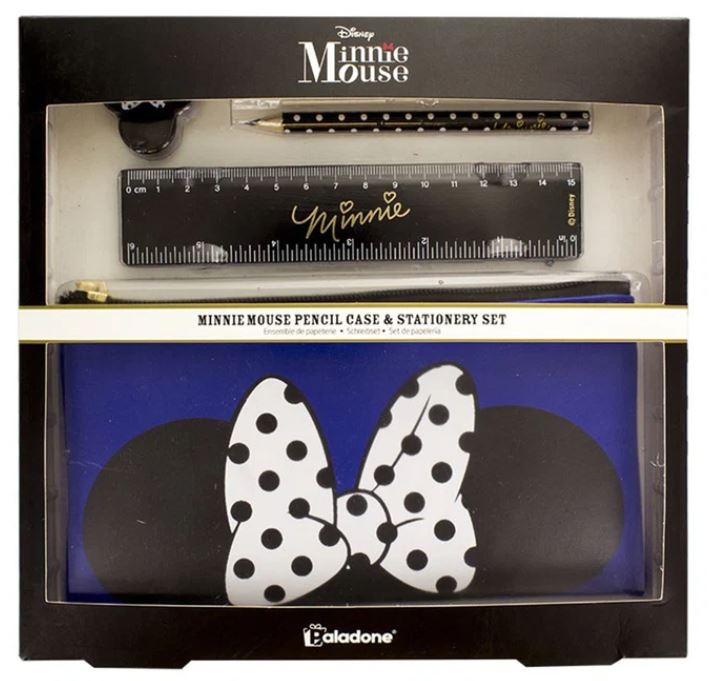 Minnie Mouse Pencil Case and Stationery Set
