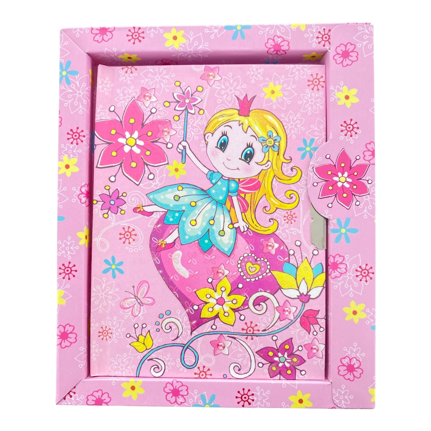 Cute Fairy Secret Lockable Notebook/Diary/Journal with Key Box Set