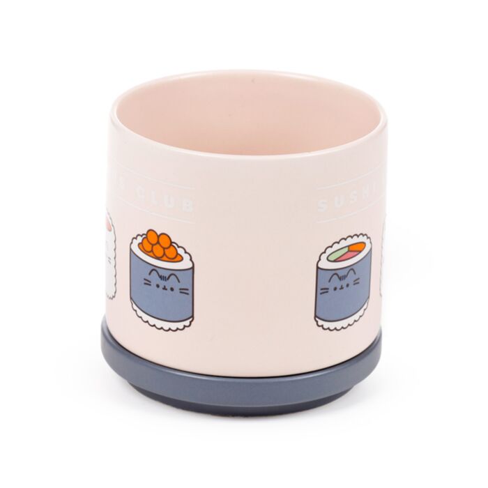 Pusheen the Cat Bento Club Sushi Lover Porcelain Mug & Coaster Lid Set