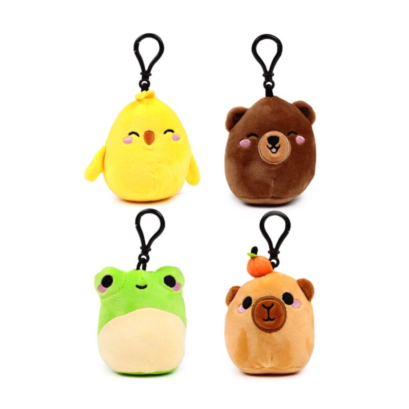 Squidglys Adoramals Plush Mini Keyring