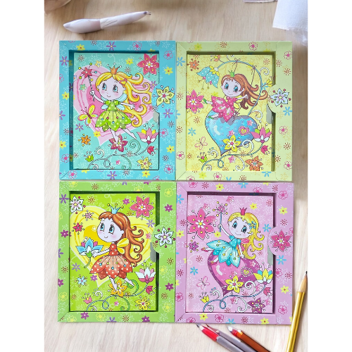 Cute Fairy Secret Lockable Notebook/Diary/Journal with Key Box Set