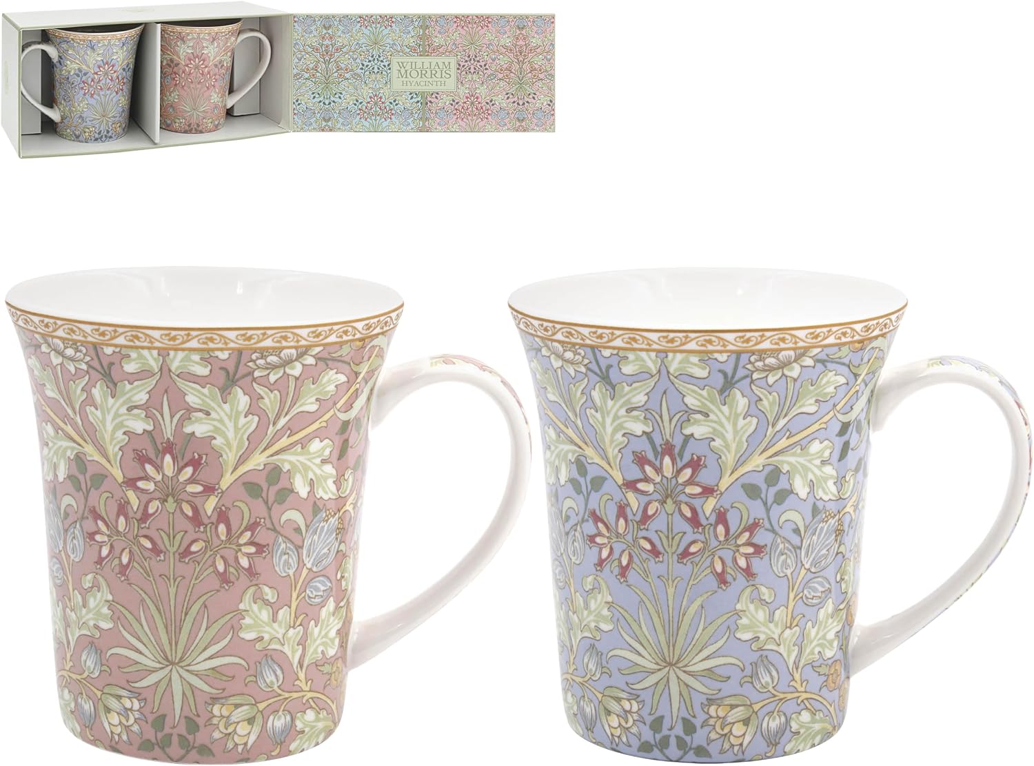 William Morris Hyacinth Mugs (Set of 2)