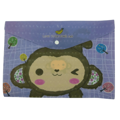 A4 Plastic Document Wallets File Folders Filing - Love to Eat - PartyErasers