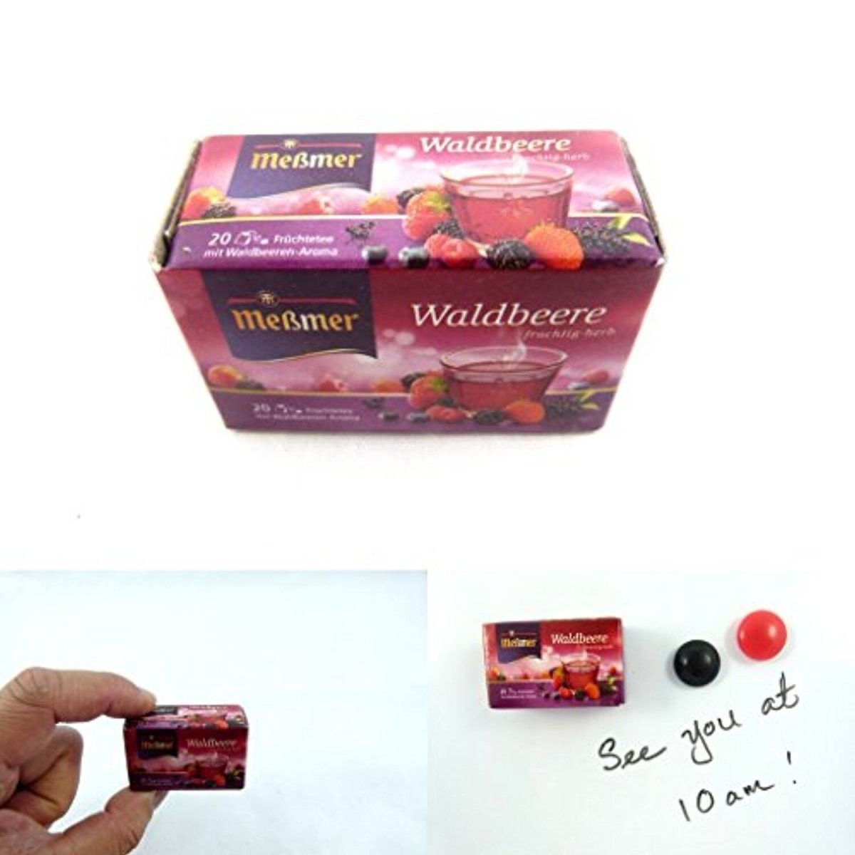 AlboTrade Miniature Fridge Magnet Mebmer Tee Assortiti (D) (German Brand)OO7782D - PartyErasers