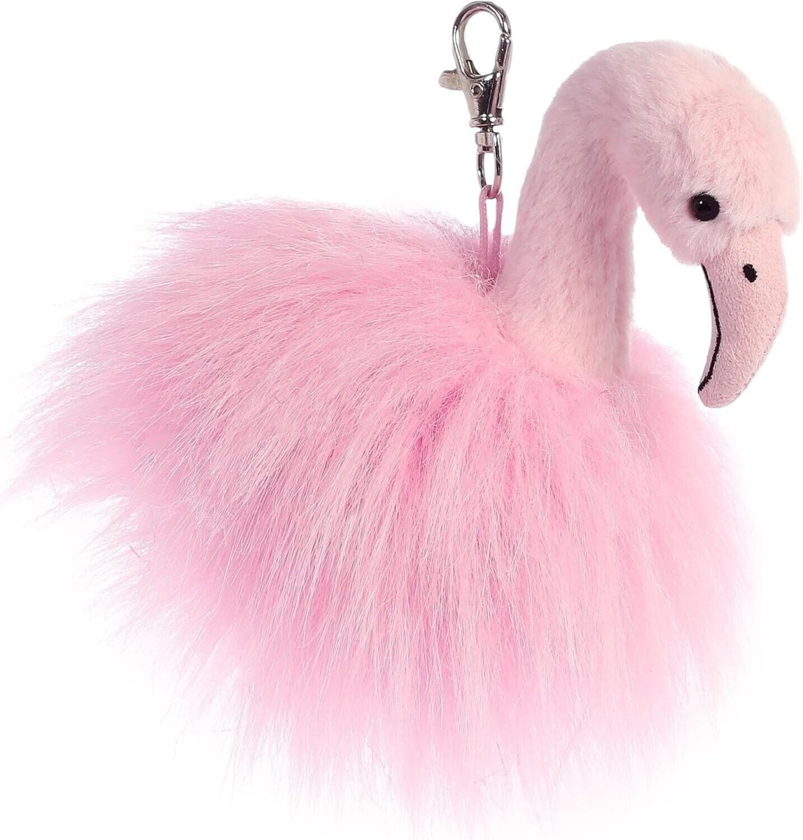 Aurora Luxe Boutique Ava Flamingo Pink Key Clip/Keyring - PartyErasers