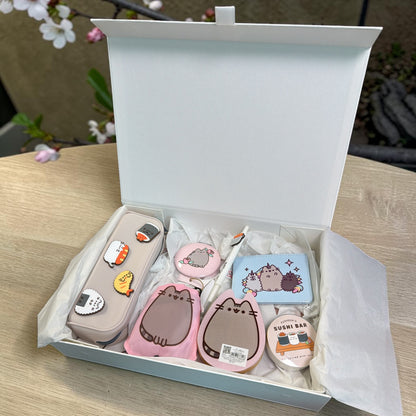 Pusheen Cat Gift Hamper: Bento & Sushi Club Set