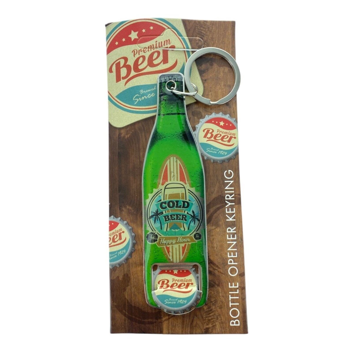 Bottle Opener Metal Stainless Steel Bottle Opener Key chain Key ring - PartyErasers