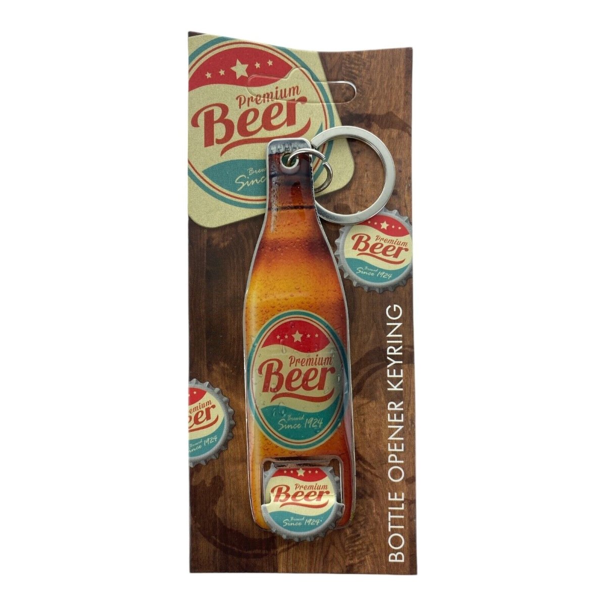 Bottle Opener Metal Stainless Steel Bottle Opener Key chain Key ring - PartyErasers