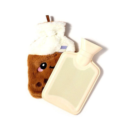 Bubble Tea Foodiemals Hot Water Bottle with Plush Cover - PartyErasers